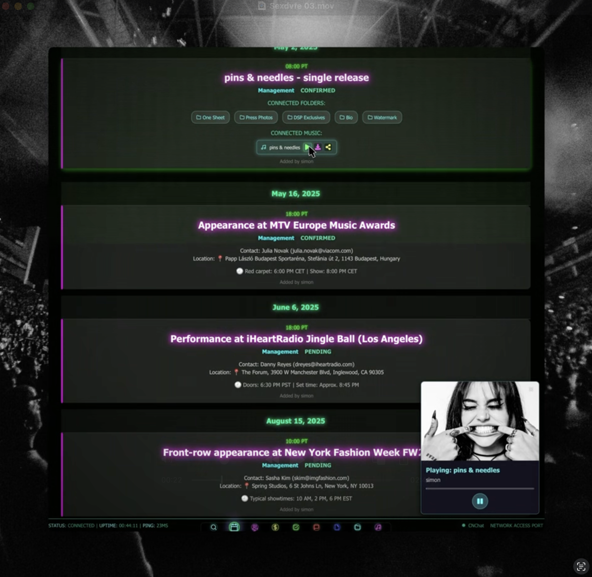 campaign-network-timeline